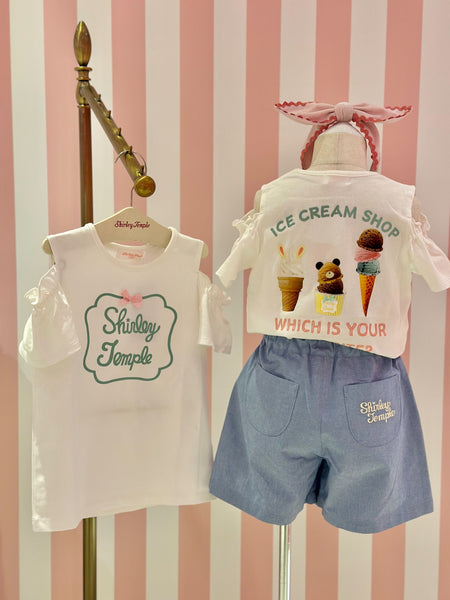 オフショルロゴTシャツ（Toddler）