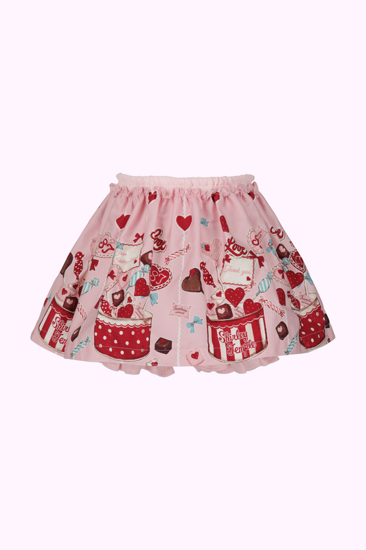 スイートハートプリントパンツ付きスカート（Baby）