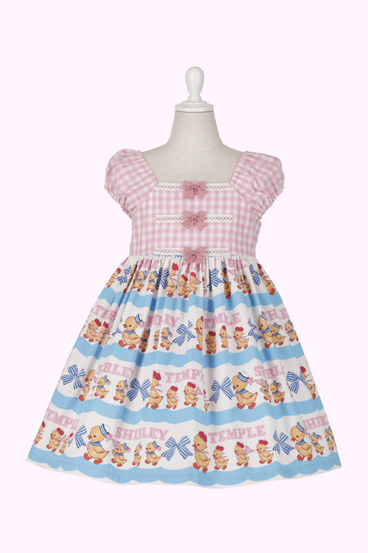 アヒルおさんぽプリントワンピース（Toddler）