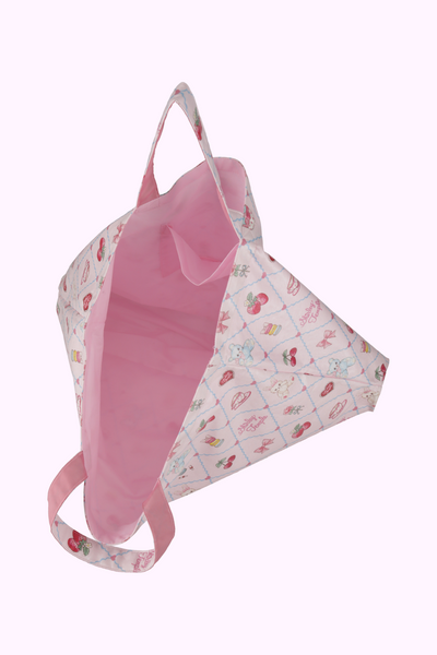 シャルロットの宝物プリントレッスンバッグ