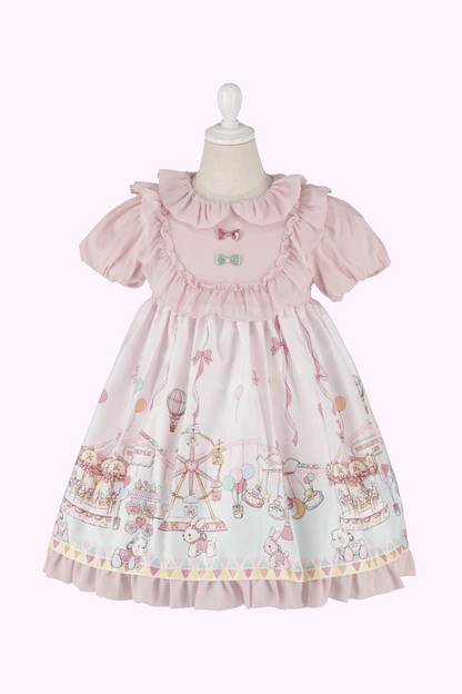 シャーリーテンプルランドプリントワンピース（Toddler）