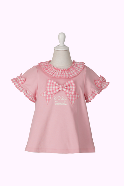 ギンガムリボンAラインTシャツ（Baby）