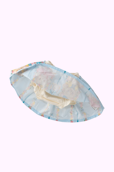 【限定カラー】フラワーパークプリントプルオーバー＋フラワーパークプリントパンツ付きスカート（Baby）