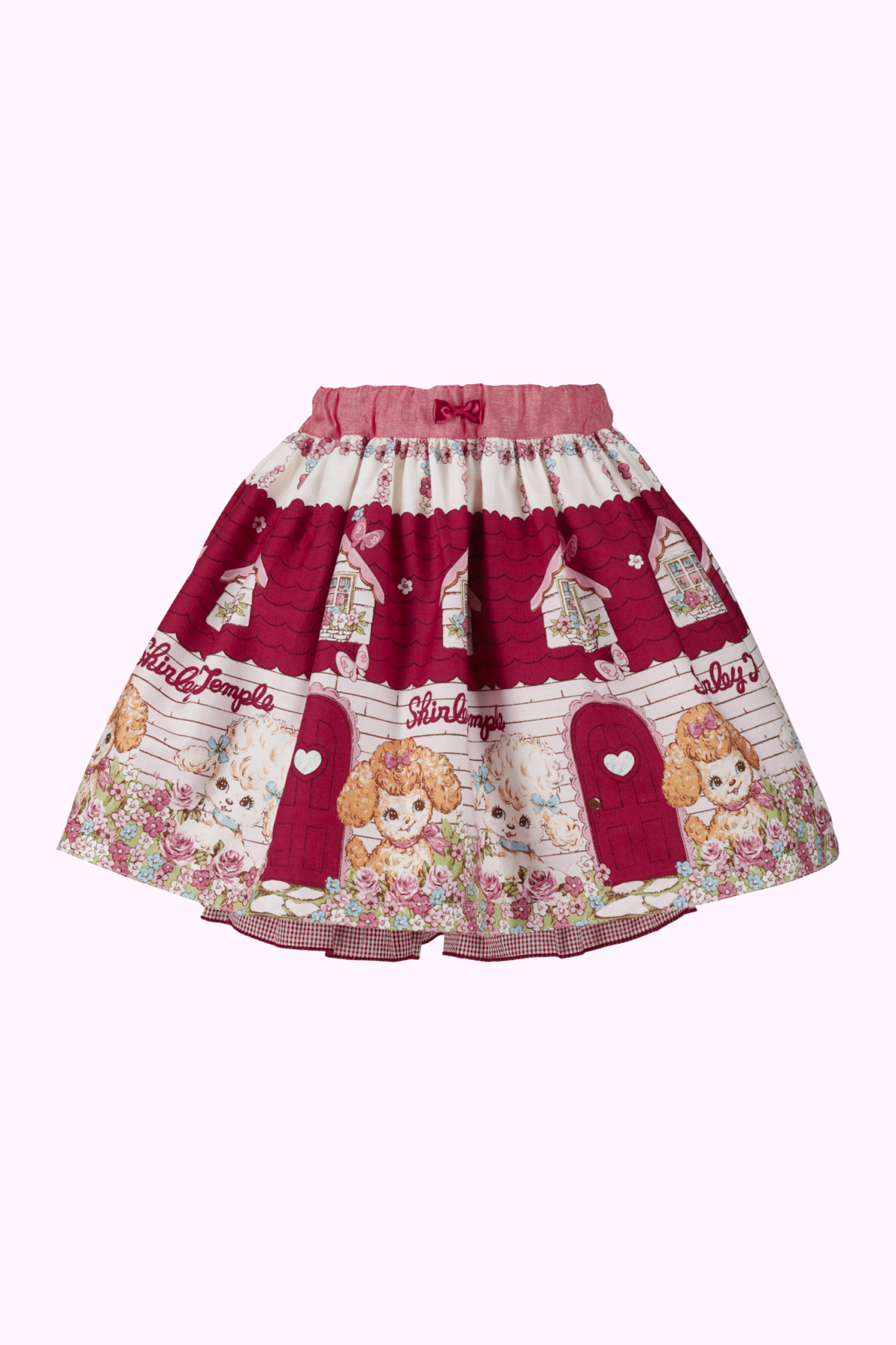 わんちゃんフラワーハウスプリントパンツインスカート（Toddler）