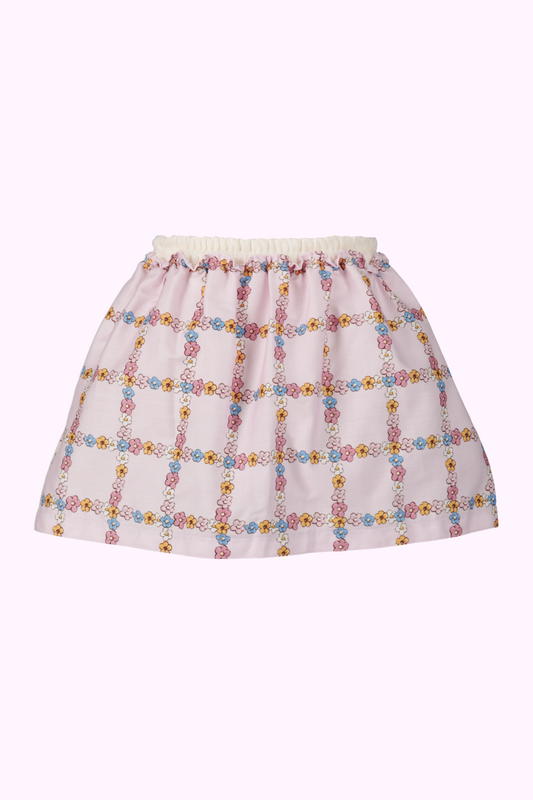 わんちゃんフラワーハウスプリントパンツインスカート（Toddler）
