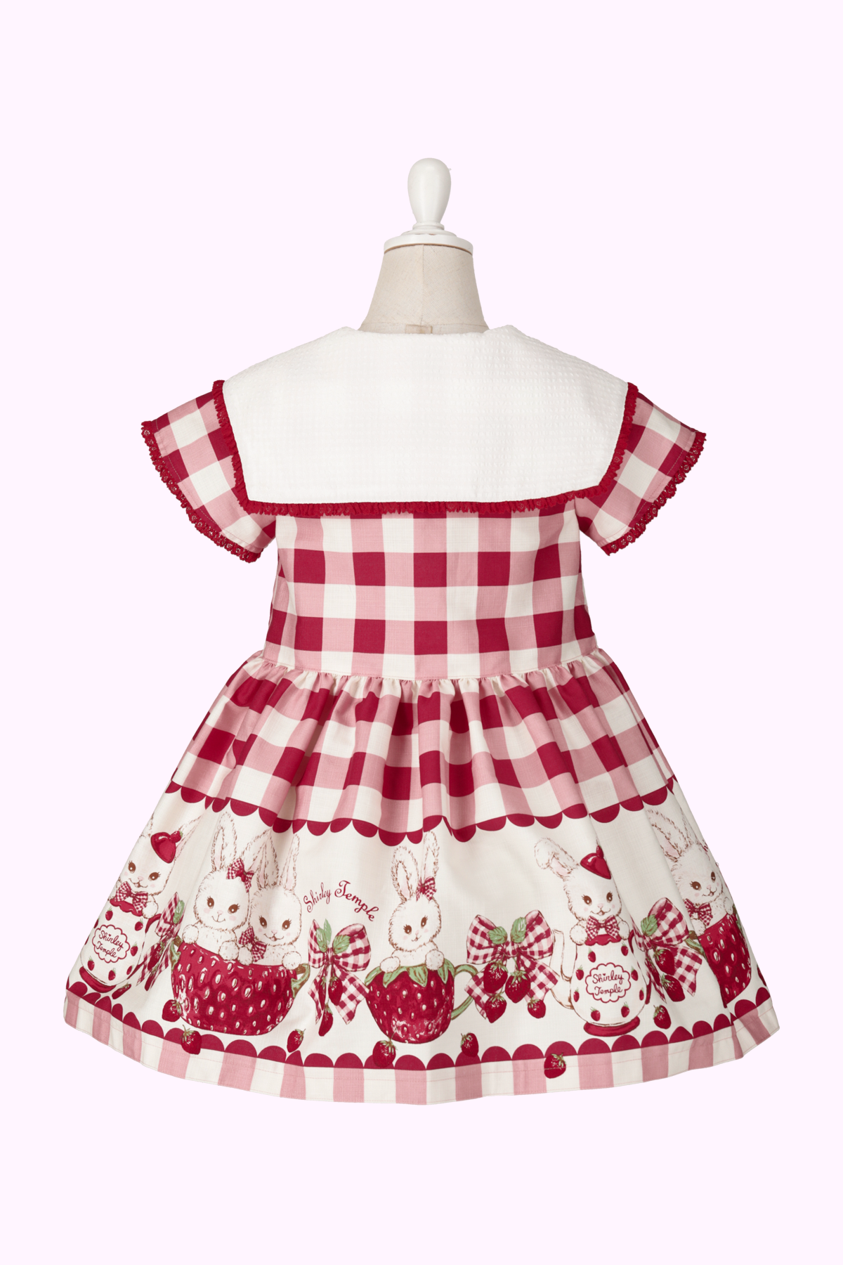 ストロベリーバニーティータイムプリントセーラーワンピース（Toddler）