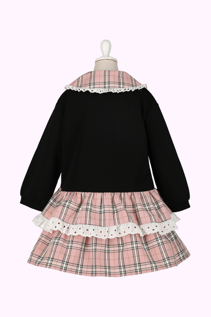 チェックドッキングワンピース（Toddler）