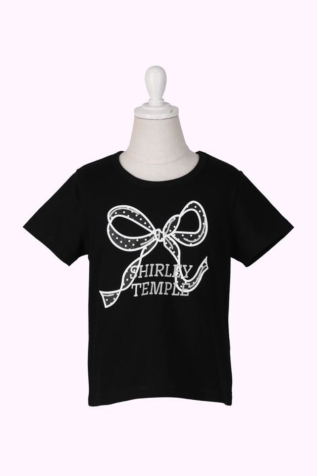 ドットリボンプリントTシャツ（Sister）