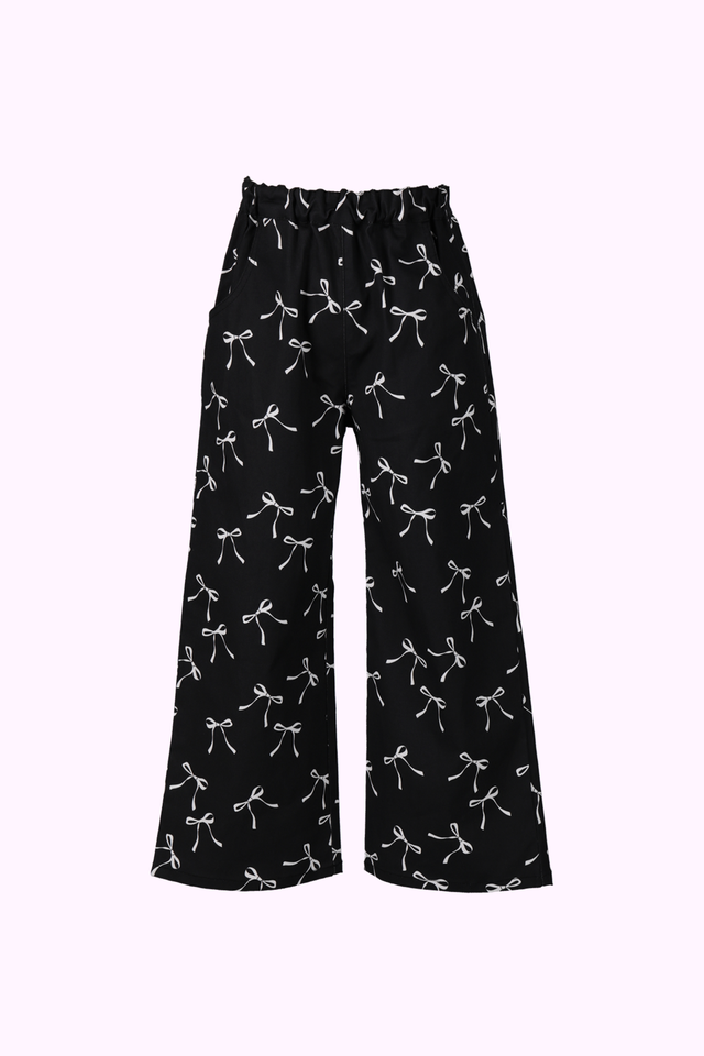 リボン柄ロングパンツ(Toddler) – Shirley Temple Online Store リボン柄ロングパンツ(Toddler) – Shirley Temple Online Store