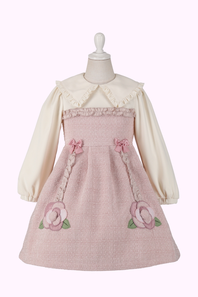 ツイードカメリアワンピース（Baby） – Shirley Temple Online Store
