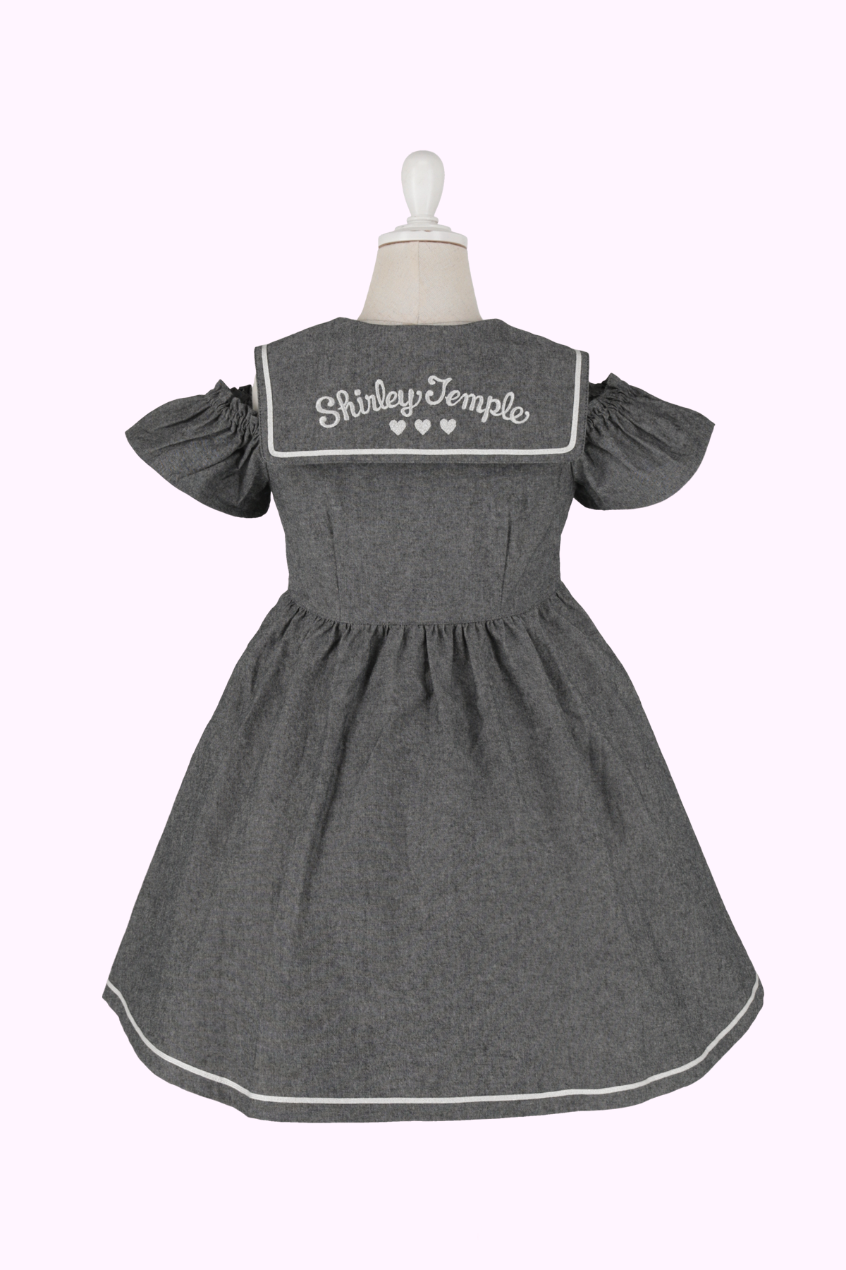 オフショルセーラーワンピース（Toddler） – Shirley Temple Online Store