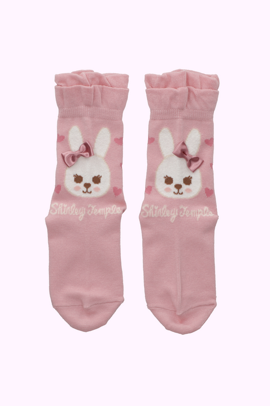 うさぎハートソックス（11～13cm）
