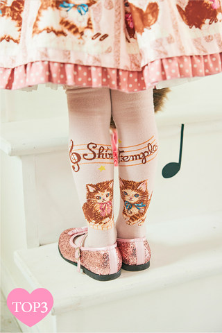 こねこ＆メロディーニーハイソックス（14～23cm）