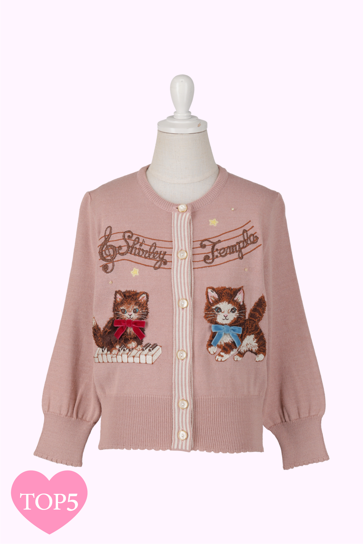 専用 シャーリーテンプル猫オーケストラスカート120&カーディガン130 専用 シャーリーテンプル猫オーケストラスカート120&