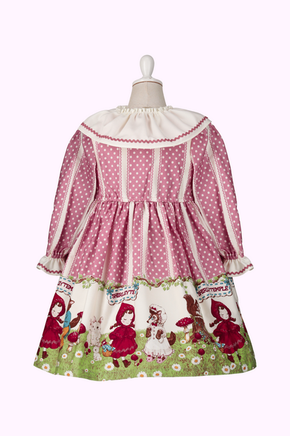 赤ずきんちゃんプリントケープカラーワンピース(Toddler)