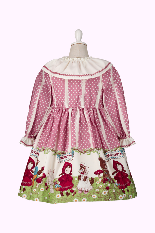 赤ずきんちゃんプリントケープカラーワンピース(Toddler)
