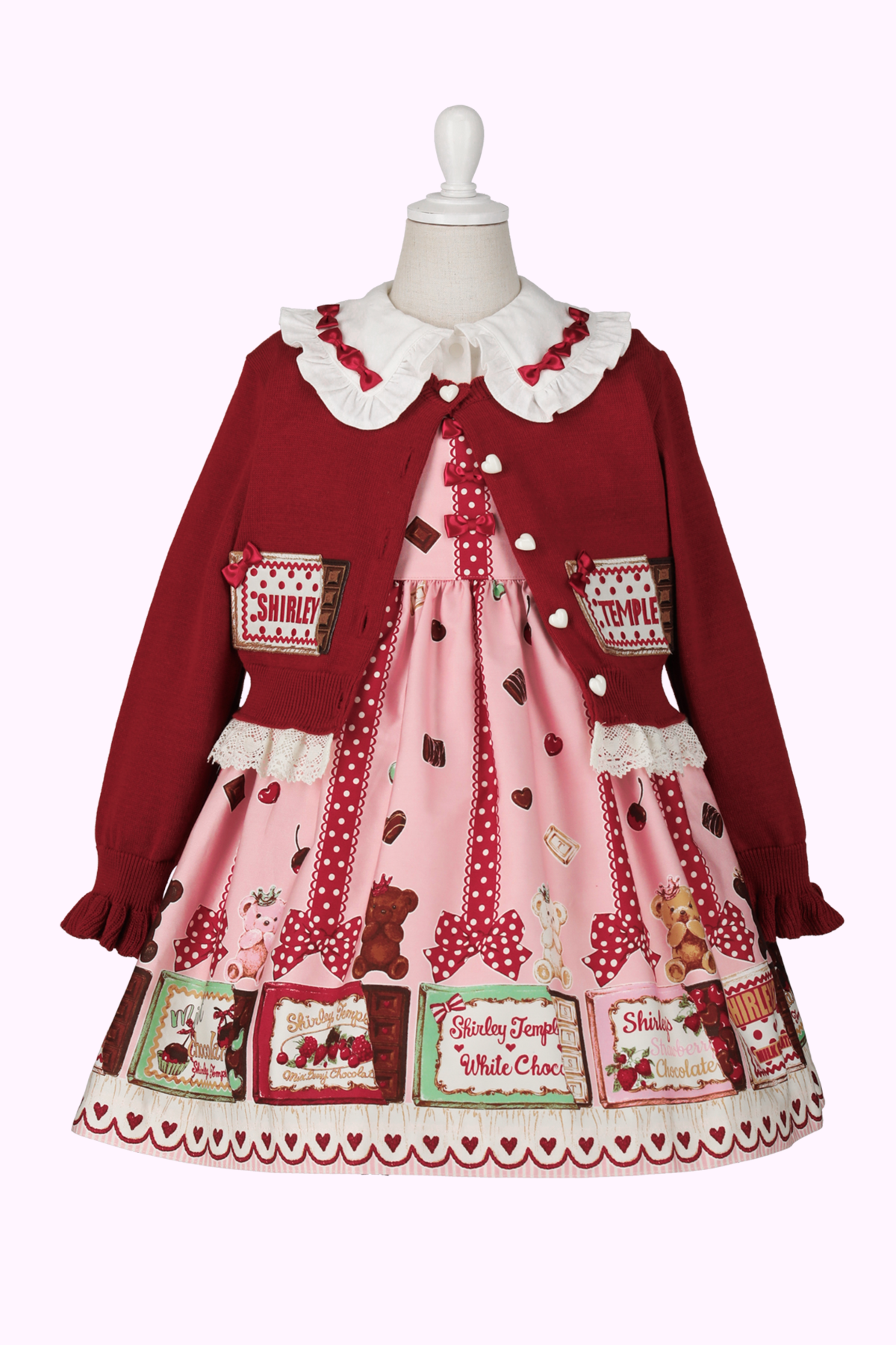 シャーリーチョコレートプリントジャンパースカート(Toddler シャーリーチョコレートプリントジャンパースカート(Toddler