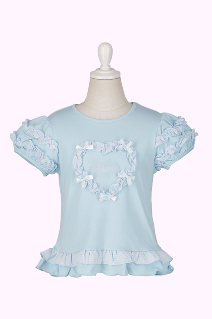 ハートロゴフリルパフTシャツ（Toddler）