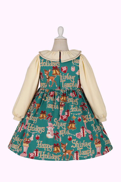 ハッピーホリデープリントドッキングワンピース（Baby）
