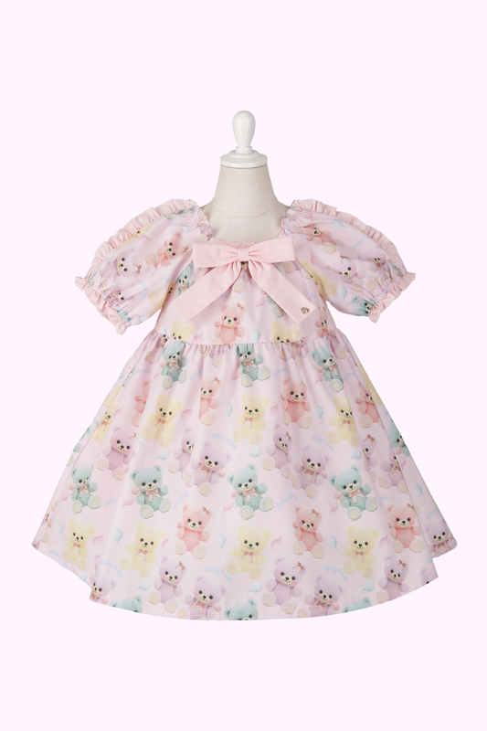 ロリポップベアプリントワンピース（Toddler）
