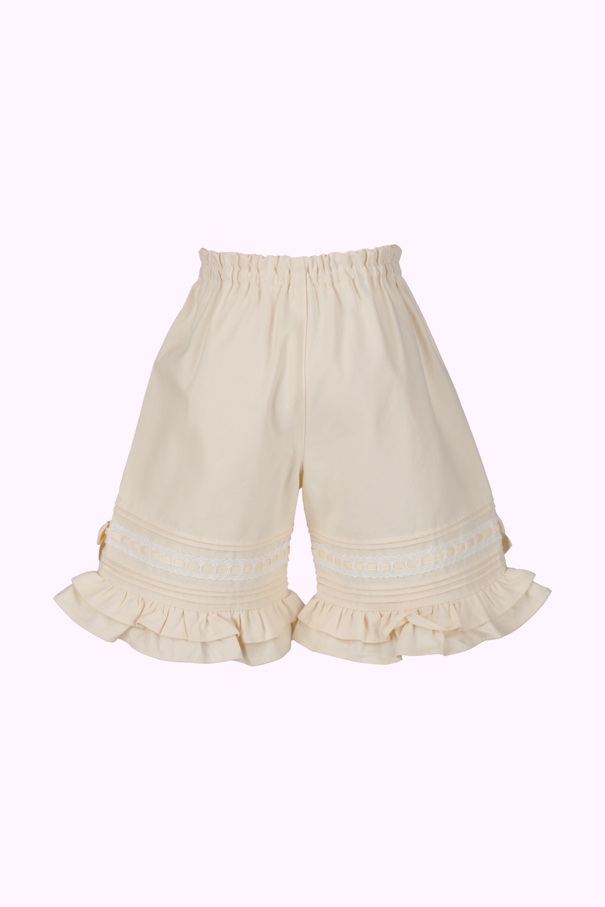 ピンタックはしごリボンショートパンツ（Toddler）