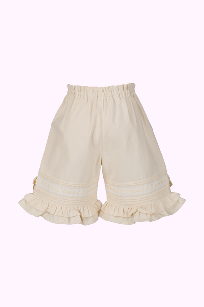 ピンタックはしごリボンショートパンツ（Toddler）