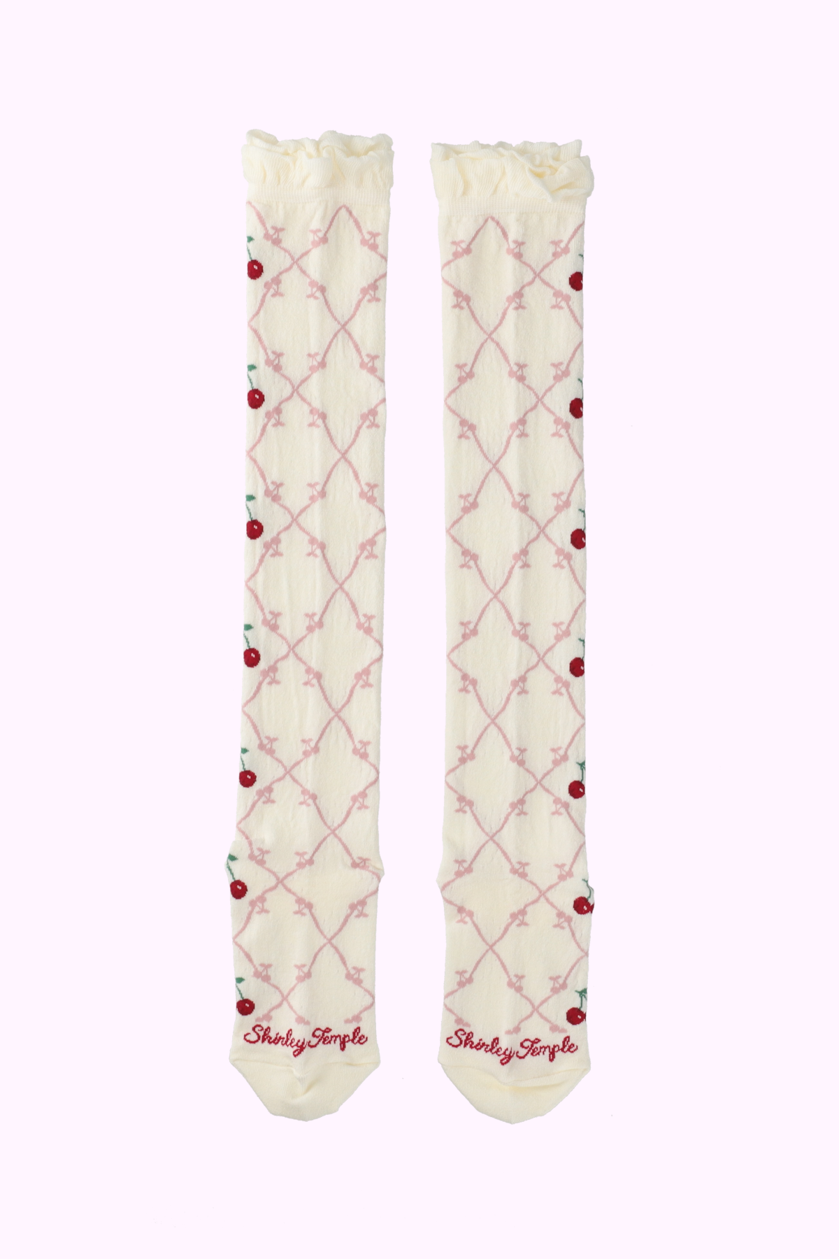 ダイヤ柄チェリーニーハイソックス（14～23cm） – Shirley