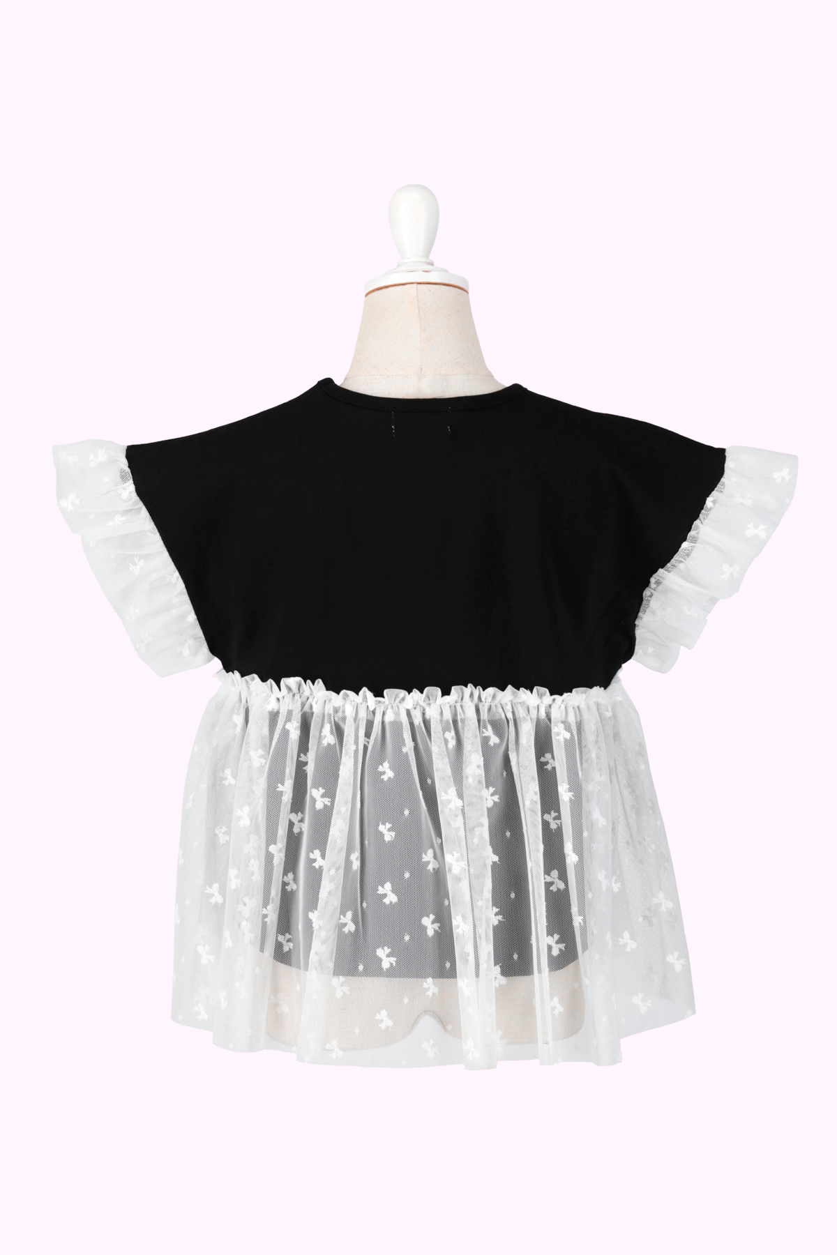 チュールレースドッキングTシャツ（Toddler）