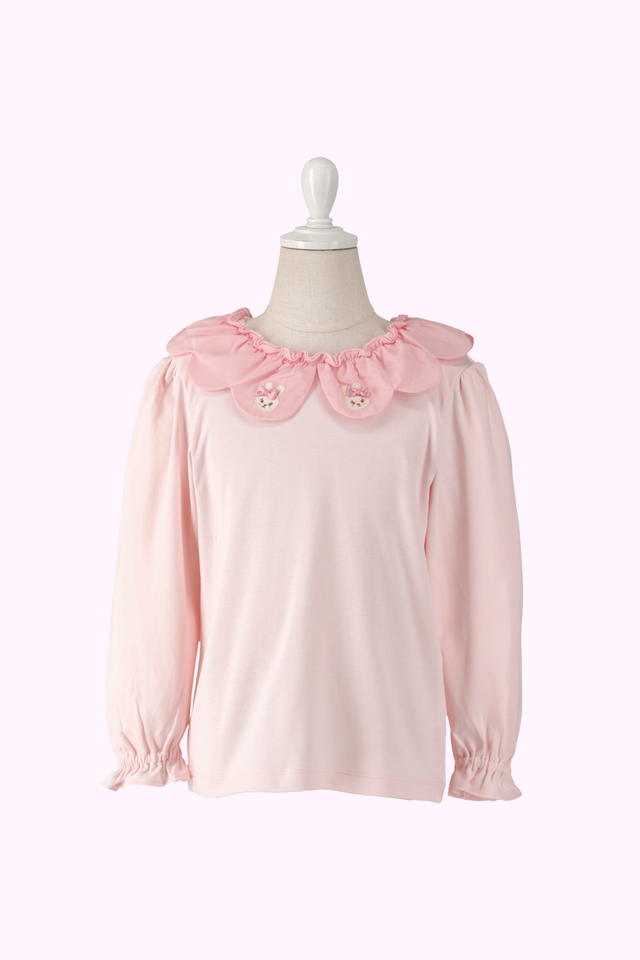 うさぎスカラップカラープルオーバー（Toddler）