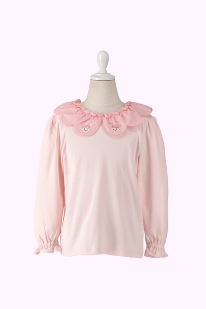 うさぎスカラップカラープルオーバー（Toddler）