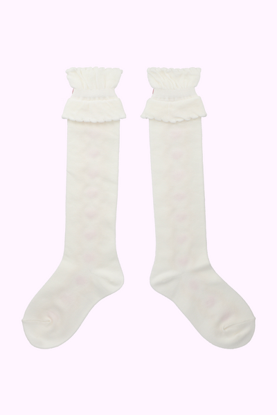 ハートスカラップハイソックス（11・13cm）