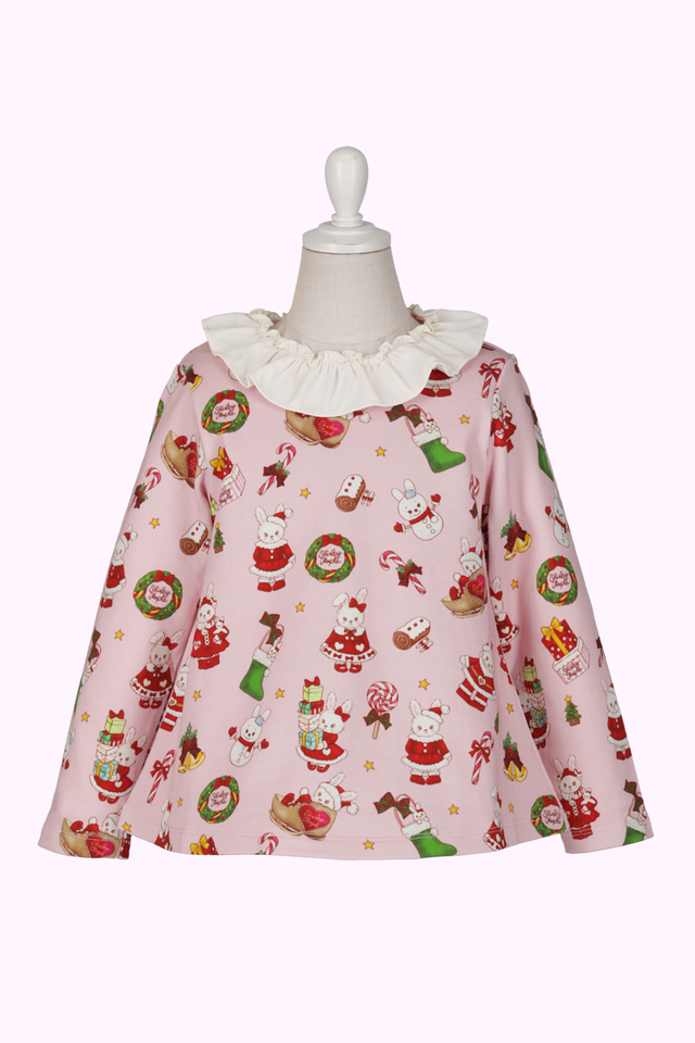 クリスマスシャルロットプリントトレーナー（Baby）