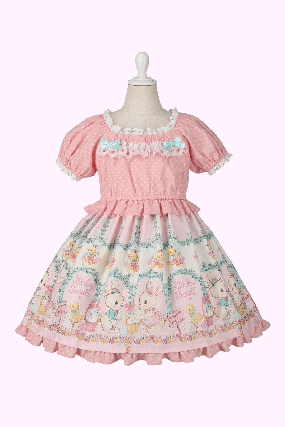 イースターパーティープリントワンピース（Toddler） – Shirley Temple