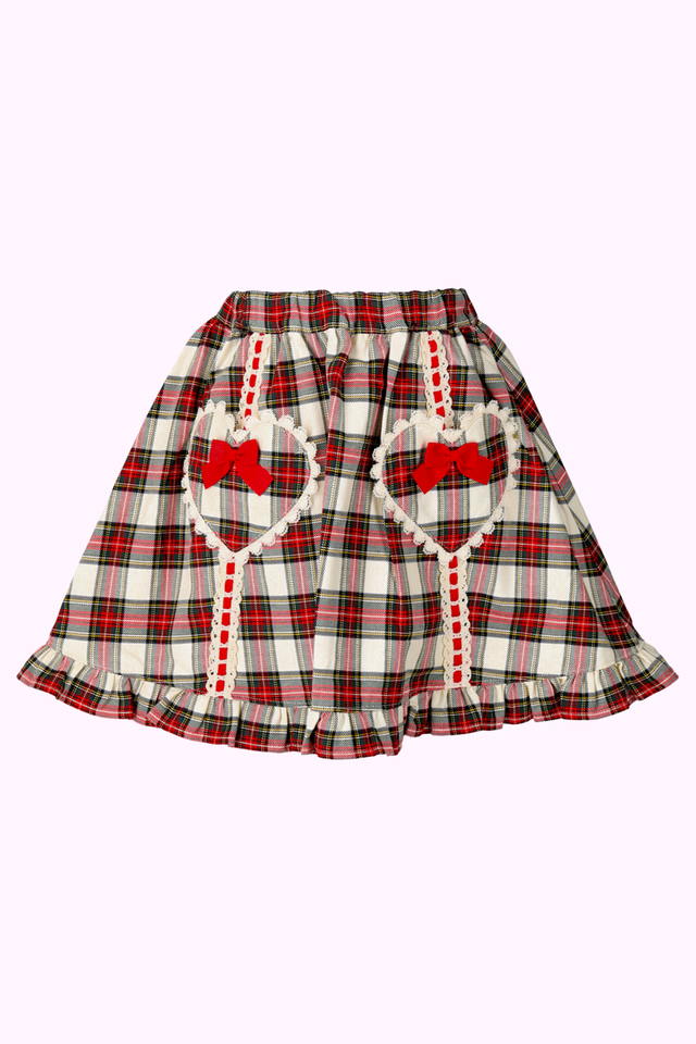 ハートポケットタータンスカート（Toddler）