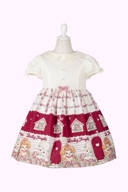 わんちゃんフラワーハウスプリントワンピース(Toddler) – Shirley わんちゃんフラワーハウスプリントワンピース(Toddler) – Shirley