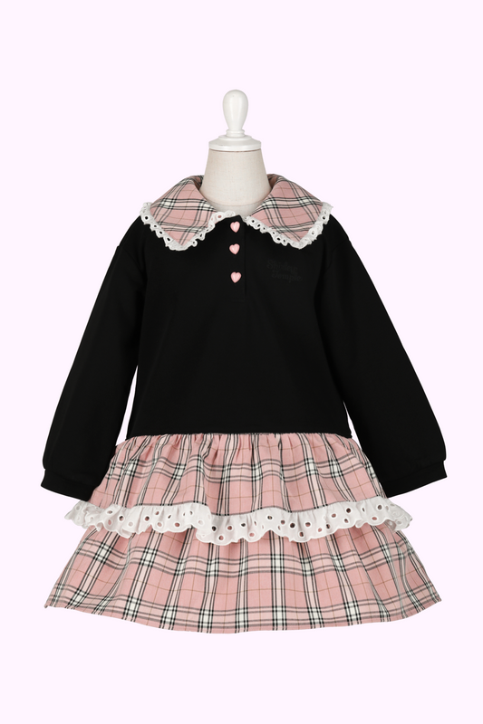 チェックドッキングワンピース（Toddler）