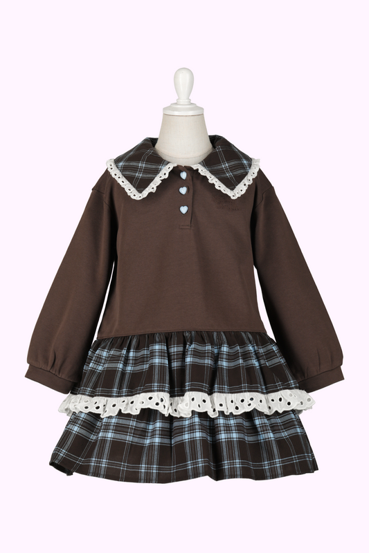 チェックドッキングワンピース（Toddler）