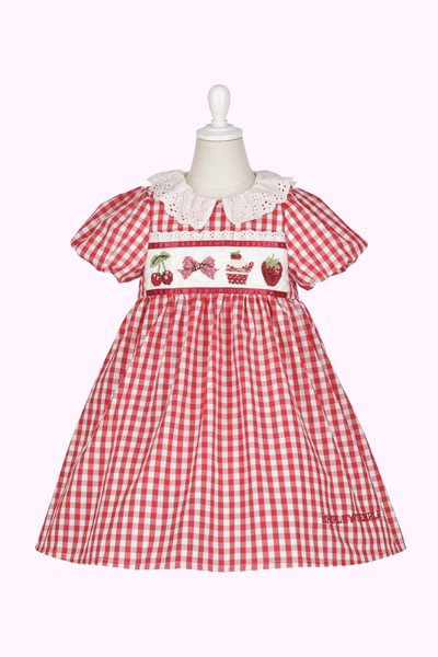 SWEETステッチギンガムワンピース（Toddler）