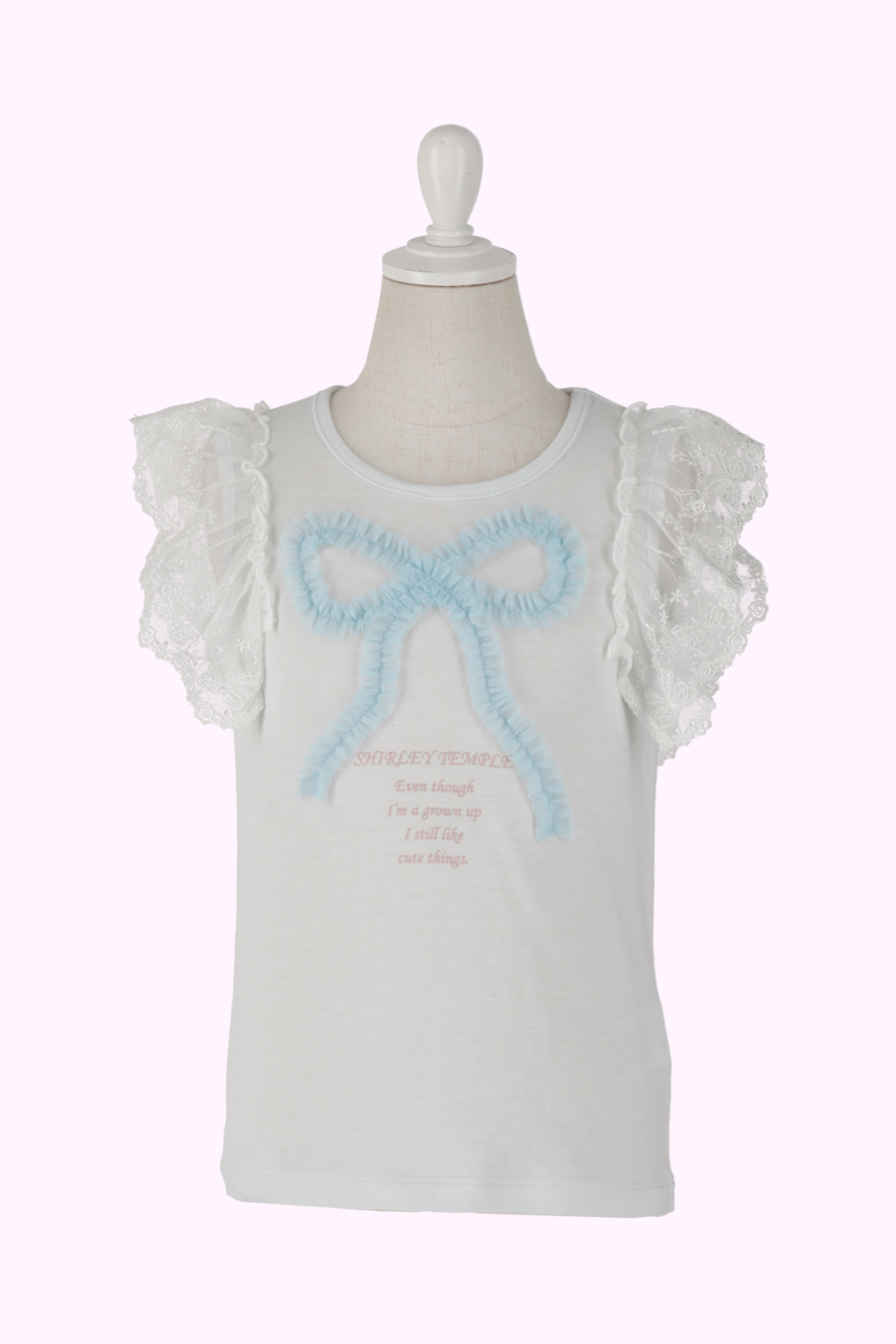 チュールリボンノースリーブTシャツ（Toddler）