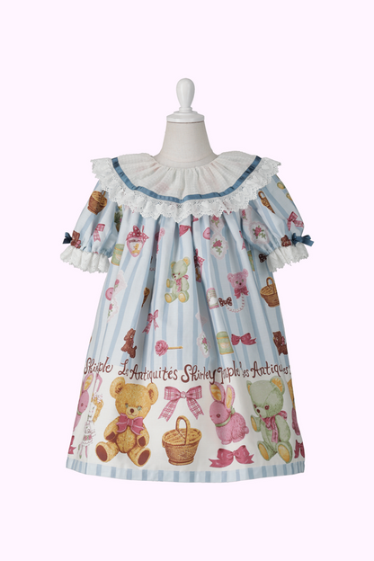 アンティークマーケットプリントワンピース（Toddler）