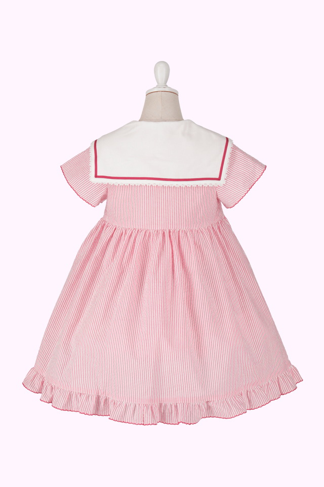 ストロベリーバスケットストライプワンピース（Toddler） – Shirley