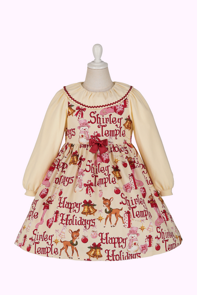 ハッピーホリデープリントドッキングワンピース（Baby）
