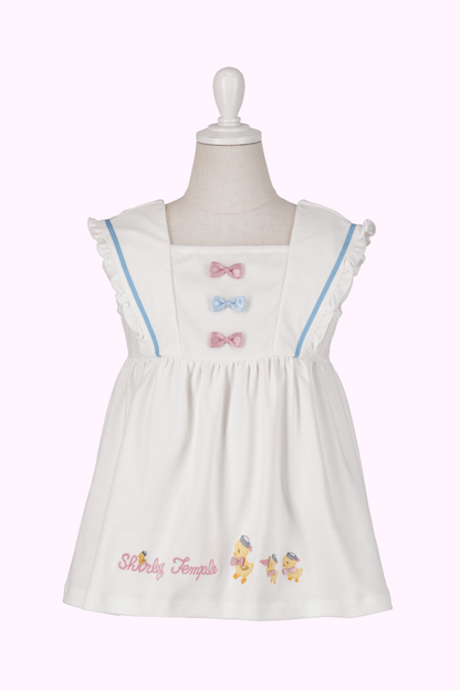 アヒルおさんぽアップリケセーラーTシャツ（Toddler）