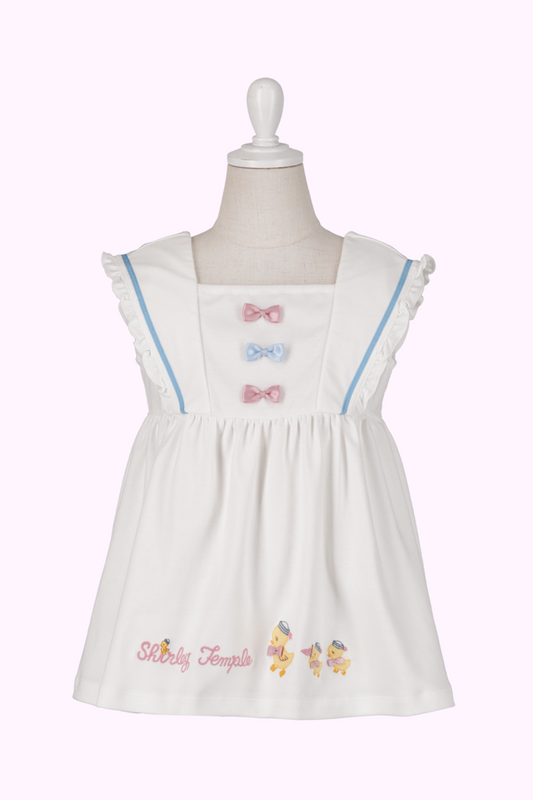 アヒルおさんぽアップリケセーラーTシャツ（Toddler）