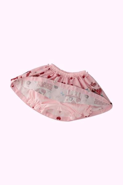 スイートハートプリントパンツ付きスカート（Baby）