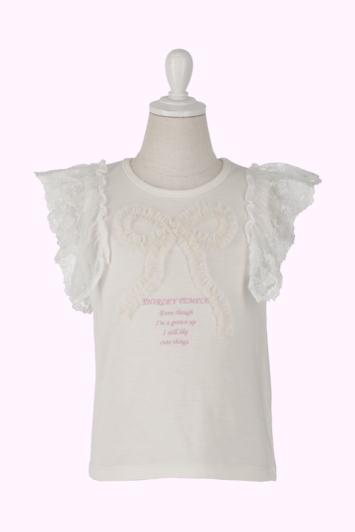 チュールリボンノースリーブTシャツ（Toddler）