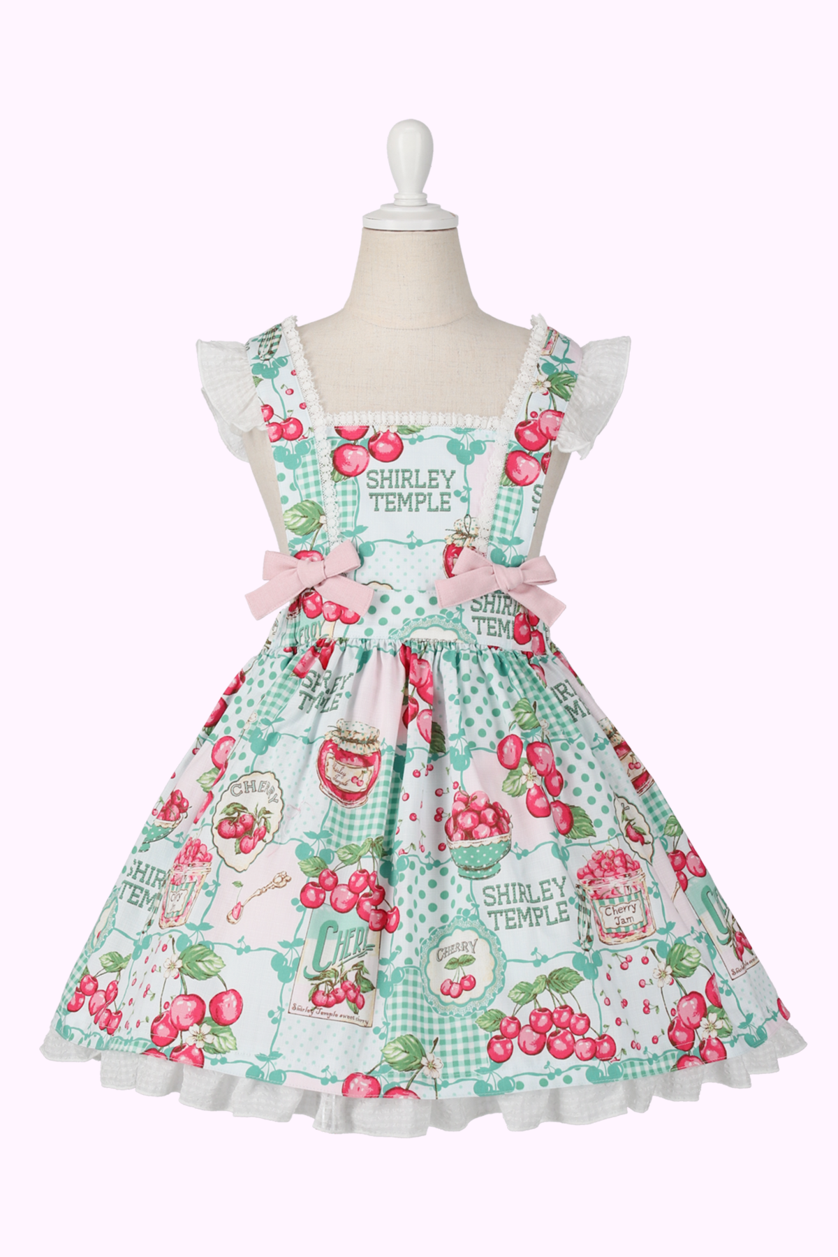 チェリーパッチワークプリントジャンパースカート(Toddler チェリーパッチワークプリントジャンパースカート(Toddler
