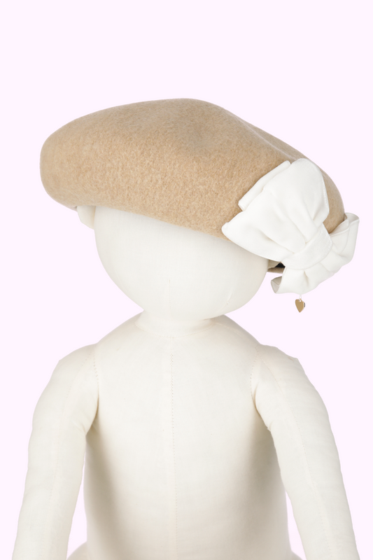 ベルベットリボンベレー帽（54cm/56cm）