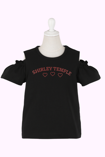 カフェメニューオフショルTシャツ（Toddler） – Shirley Temple Online
