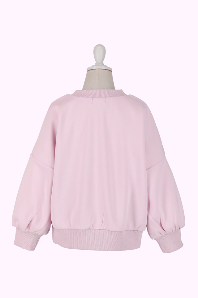 CAROME♡︎トレーナー♡︎ピンク¨̮♡︎ モノトーンロゴトレーナー(Sister) – Shirley Temple Online Store